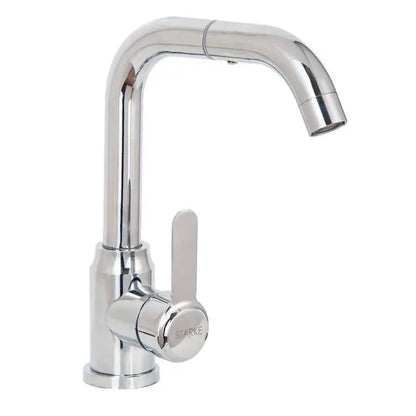 Rubinetto per lavello con bocca girevole, cromato, CP107 Rubinetti da cucina Titolo predefinito Alessandro Design