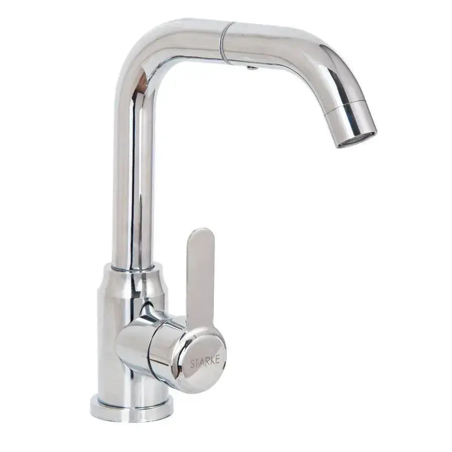 Rubinetto per lavello con bocca girevole, cromato, CP107 Rubinetti da cucina Titolo predefinito Alessandro Design