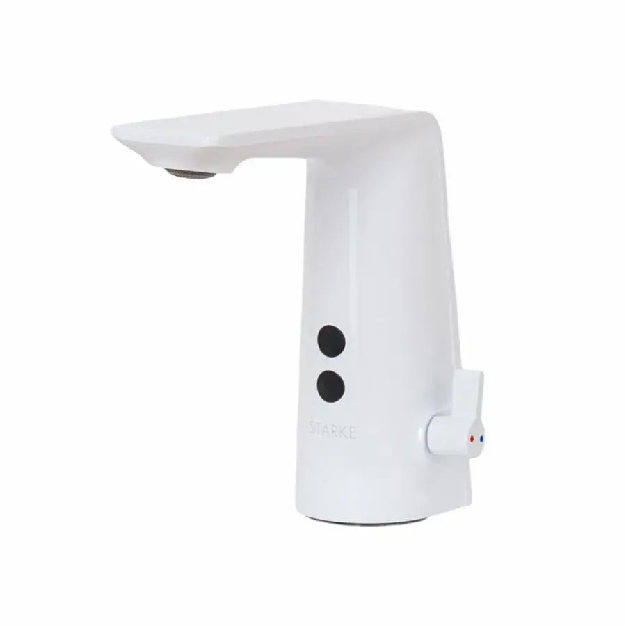 Rubinetto per lavabo con sensore, ottone sanitario, bianco, RW-190WH Rubinetti per bagno Titolo predefinito Alessandro Design