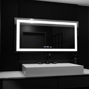 Specchio rettangolare a LED, 160x80 cm, Verite MotionGlow Marcello, Sistema di disappannamento, Orologio e Termometro, Specchi Dimmerabili Marcello Titolo predefinito Alessandro Design