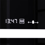Specchio rettangolare a LED, 160x80 cm, Verite MotionGlow Marcello, Sistema di disappannamento, Orologio e Termometro, Specchi Dimmerabili Marcello Titolo predefinito Alessandro Design