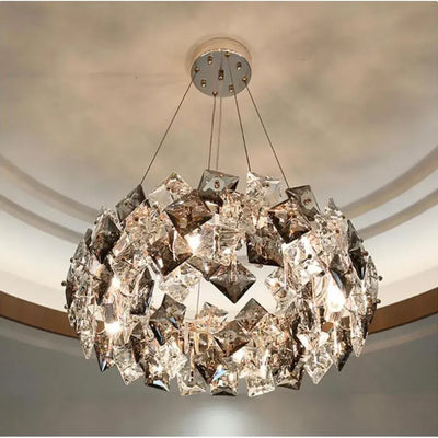Lampadario in cristallo Arian 4x E27 Oro
