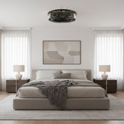 Lampadario in cristallo Brady Ø40 cm, 6xE14, Lampadari in cristallo grigio Titolo predefinito Alessandro Design