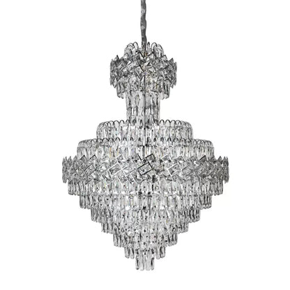 Candelabro di cristallo Joel 22x E27 Candelabro di cristallo argento Titolo predefinito Alessandro Design