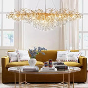 Candelabri in cristallo Kaiser 13x G9 Diametro 120 cm Candelabri in cristallo dorato Titolo predefinito Alessandro Design