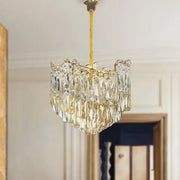 Lampadario di cristallo TOPKAPI Eleganza 8x E14, diametro 49 cm, oro lucido, altezza regolabile Lampadari di cristallo Titolo predefinito Alessandro Design