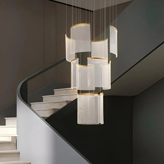 Lampadario in cristallo LED Alduino oro diametro 80 cm Lampadari moderni in oro regolabile in altezza Titolo predefinito Alessandro Design