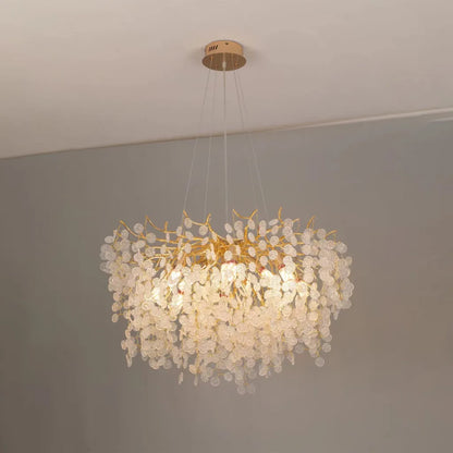 Lampadario di cristallo WALTZ Serenade, 6xG9, Oro, 60 cm, Altezza regolabile Lampadari di cristallo Titolo predefinito Alessandro Design