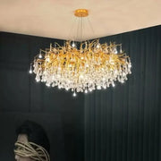 Candelabru Cristal Muhammad 10x G9 Diametru 80cm Auriu Candelabre Cristal Default Title Alessandro Design
