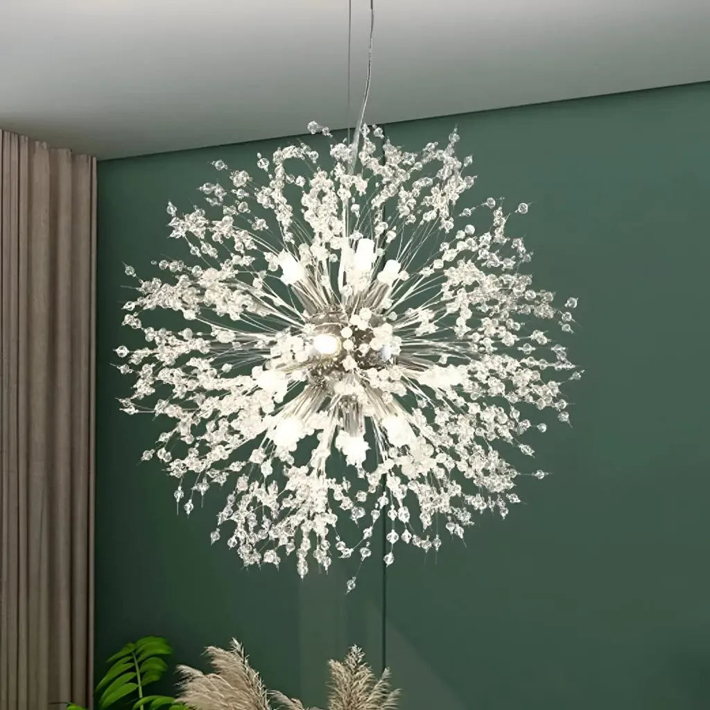 Lampadario in cristallo Schönbrunn, 12x G9, diametro 60 cm, cromo lucido, altezza regolabile Lampadari moderni Titolo predefinito Alessandro Design