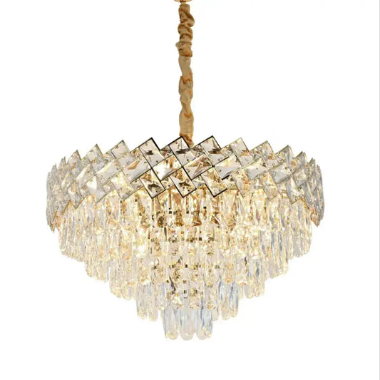 Candelabro in cristallo Villante 10x E27 Candelabro in cristallo dorato Titolo predefinito Alessandro Design