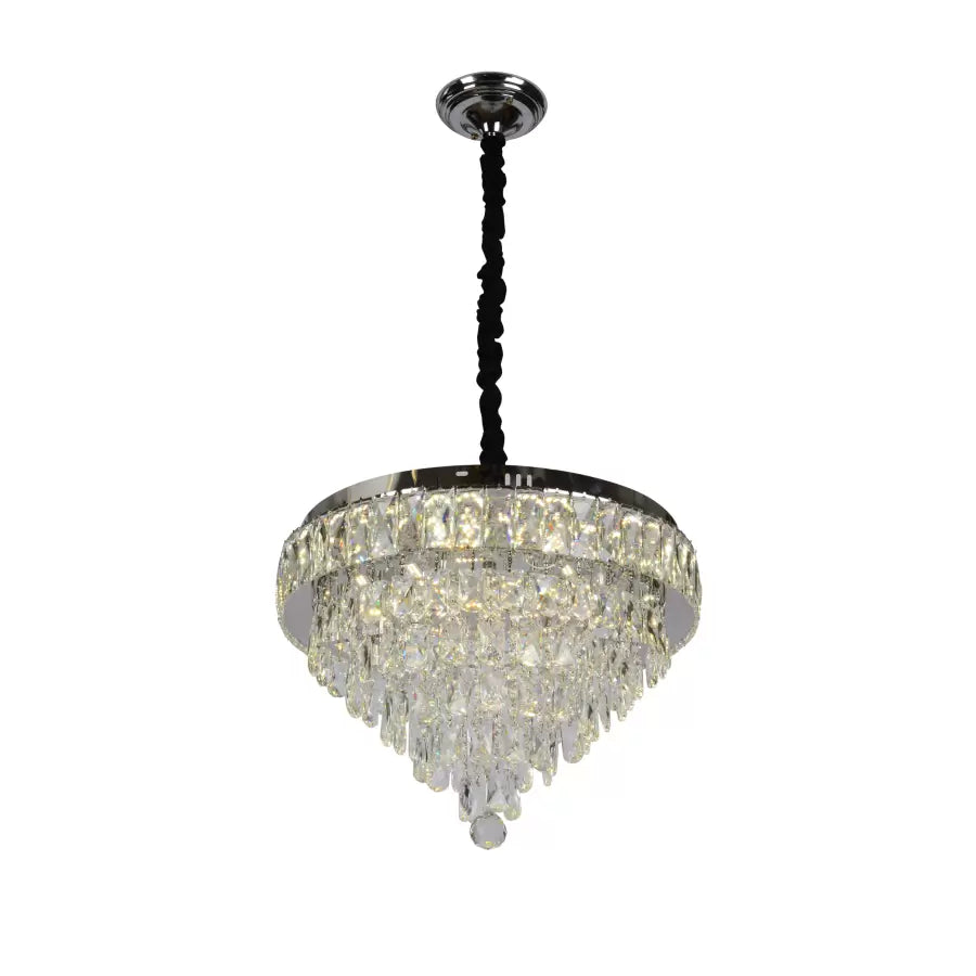 MEILI CRYSTAL CASCADA 500 – Lampadario LED in cristallo, 112W, Ø500 mm, con telecomando Lampadari in cristallo Titolo predefinito Alessandro Design