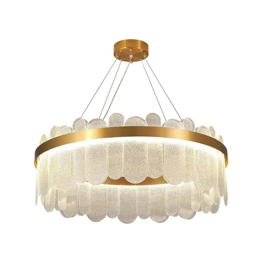 Candelabru LED cu Telecomanda Alvaro 128W Dimabil Auriu Candelabre Cristal Default Title Alessandro Design