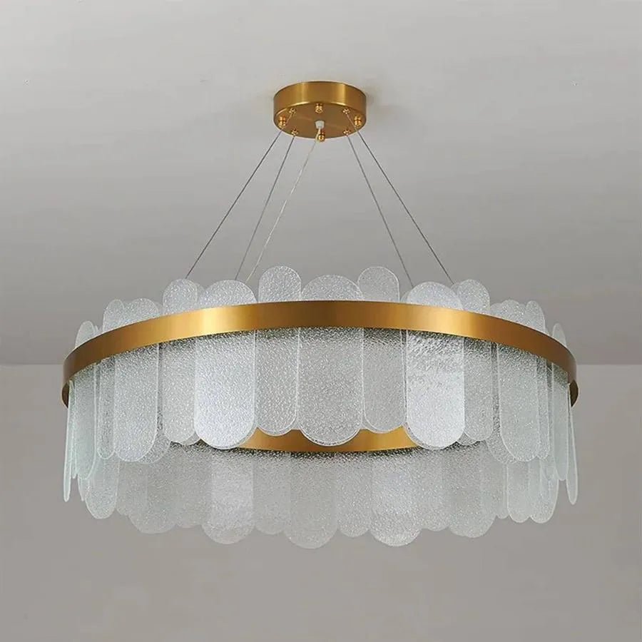 Candelabru LED cu Telecomanda Alvaro 128W Dimabil Auriu Candelabre Cristal Default Title Alessandro Design