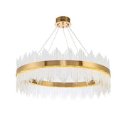 Candelabru LED cu Telecomanda Gonzalo 98W Dimabil Auriu Candelabre Cristal Default Title Alessandro Design