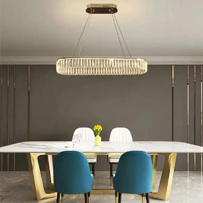 Lampadario LED con Telecomando Zimar 80W, Diametro 80cm Lampadari in Cristallo Oro Titolo predefinito Alessandro Design