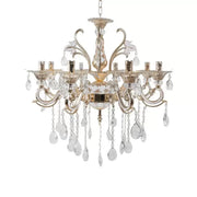 Candelabro Ludovico, 8xE14, Candelabri classici in oro, metallo e cristallo Titolo predefinito Alessandro Design
