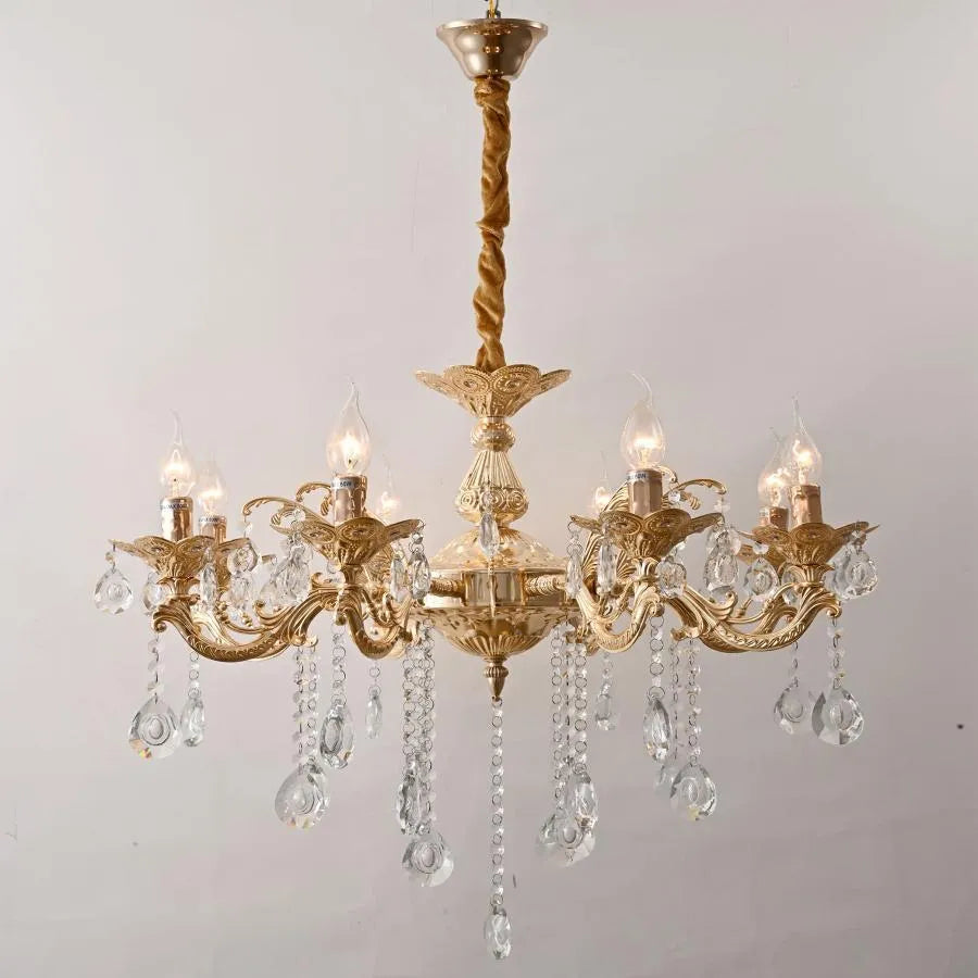 Candelabru Majed 8x E14 Auriu Candelabre Clasice Default Title Alessandro Design
