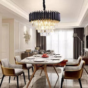 Candelabri Rubert, 9*E14, Candelabri in cristallo oro, metallo e cristallo Titolo predefinito Alessandro Design