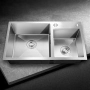 Chiuveta Bucatarie Inox 80x45 cm Argintiu Chiuvete Default Title Alessandro Design