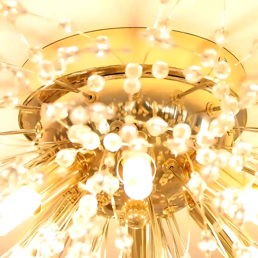 Candelabru Cristal RONDO Vivace, 8x G9, Diametru 60cm, Auriu Lucios Candelabre Cristal Default Title Alessandro Design