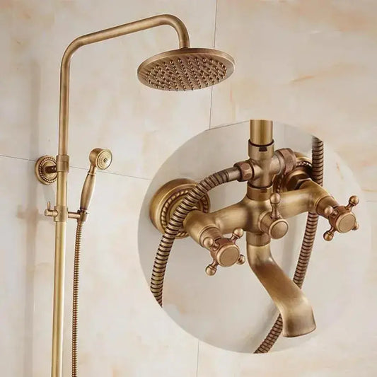 Colonna Doccia, Metallo, Oro Antico, OD/2044 Rubinetti E Colonne Doccia Titolo predefinito Alessandro Design