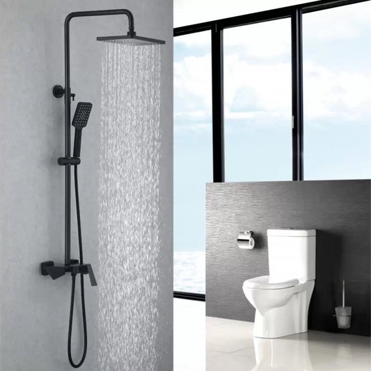 Coloana Dus, Alama Sanitara, Negru, 6720H Baterii & Coloane de Duș Default Title Alessandro Design