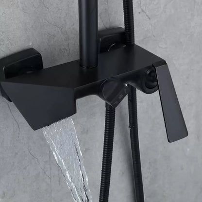 Colonna Doccia, Ottone Sanitario, Nero, 6720H Rubinetti E Colonne Doccia Titolo predefinito Alessandro Design