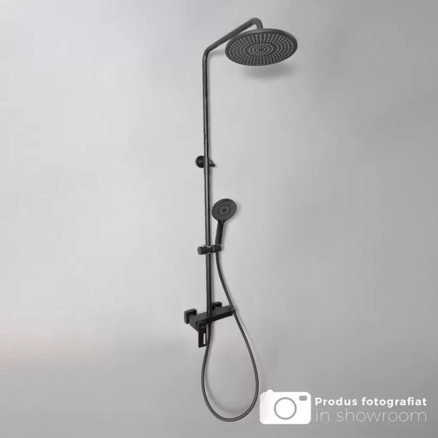 Colonna Doccia, Ottone Sanitario, Nero, 9810H Rubinetti E Colonne Doccia Titolo predefinito Alessandro Design