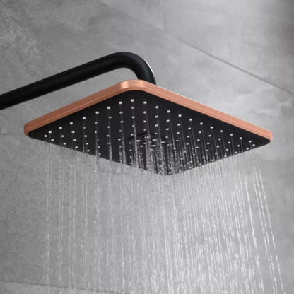 Colonna Doccia, Ottone Sanitario, Nero con Oro Rosa, 10010H-M Rubinetti e Colonne Doccia Titolo predefinito Alessandro Design
