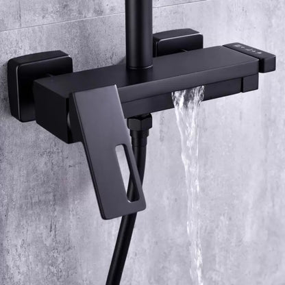Colonna Doccia, Ottone Sanitario, Nero, 9810H Rubinetti E Colonne Doccia Titolo predefinito Alessandro Design