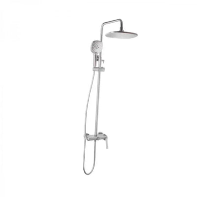 Colonna doccia, ottone sanitario, satinato, 10010N