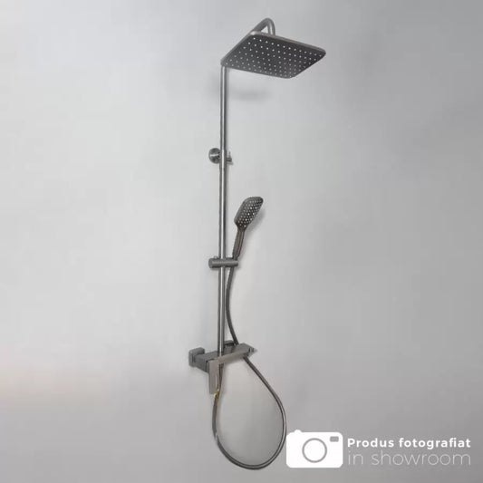 Colonna Doccia, Ottone Sanitario, Satinato, 9810N Rubinetti E Colonne Doccia Titolo predefinito Alessandro Design