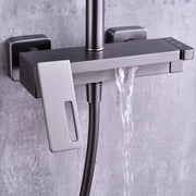 Colonna Doccia, Ottone Sanitario, Satinato, 9810N Rubinetti E Colonne Doccia Titolo predefinito Alessandro Design