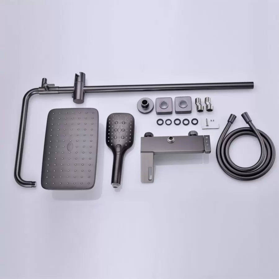 Colonna Doccia, Ottone Sanitario, Satinato, 9810N Rubinetti E Colonne Doccia Titolo predefinito Alessandro Design