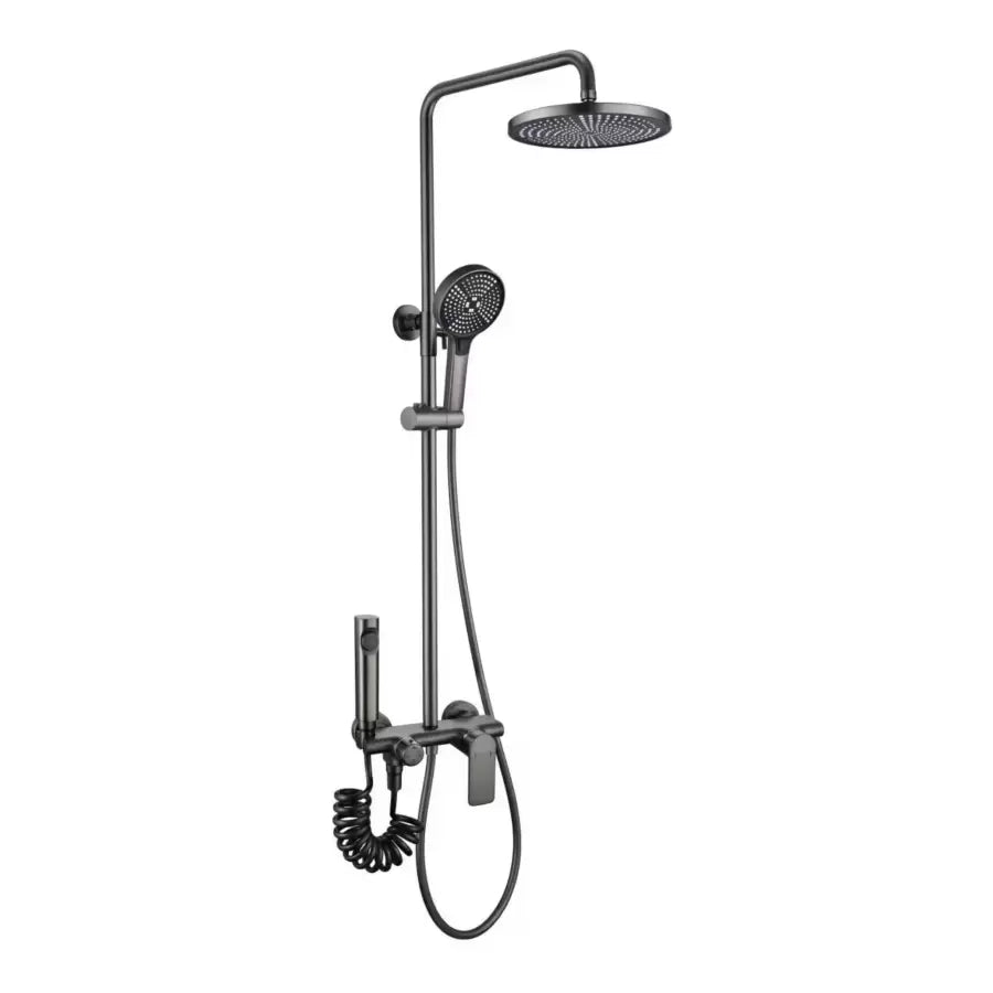 Colonna Doccia in Acciaio Inox Grigio Scuro OD3902 Titolo predefinito Alessandro Design