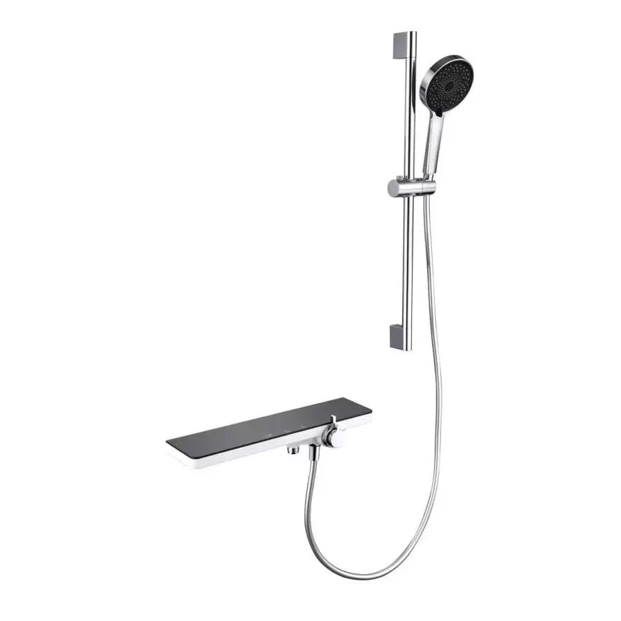 Colonna Doccia in Acciaio Inox Lucido Nero Argento 11211BH/CU Rubinetti e Colonne Doccia Titolo predefinito Alessandro Design