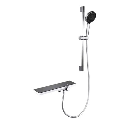 Colonna Doccia in Acciaio Inox Lucido Nero Argento 11211BH/CU Rubinetti e Colonne Doccia Titolo predefinito Alessandro Design