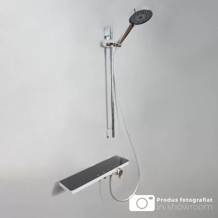 Colonna Doccia in Acciaio Inox Lucido Nero Argento 11211BH/CU Rubinetti e Colonne Doccia Titolo predefinito Alessandro Design