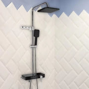 Colonna Doccia Display LCD Acciaio Inox Nero Argento SJG/006 Rubinetti e Colonne Doccia Titolo predefinito Alessandro Design