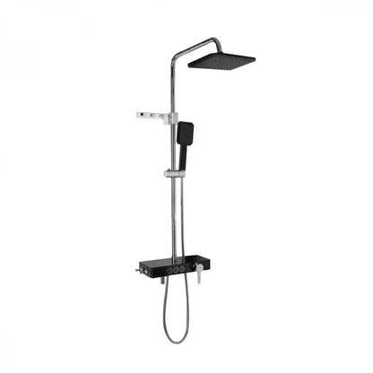 Colonna Doccia Display LCD Acciaio Inox Nero Argento SJG/006 Rubinetti e Colonne Doccia Titolo predefinito Alessandro Design