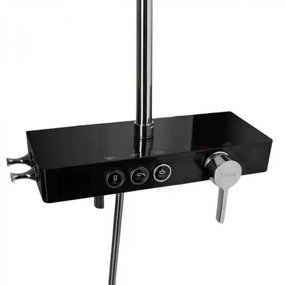 Colonna Doccia Display LCD Acciaio Inox Nero Argento SJG/006 Rubinetti e Colonne Doccia Titolo predefinito Alessandro Design