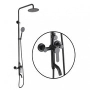 Colonna doccia, Acciaio inossidabile SUS304, Nero, Rubinetti e colonne doccia HS005 Titolo predefinito Alessandro Design