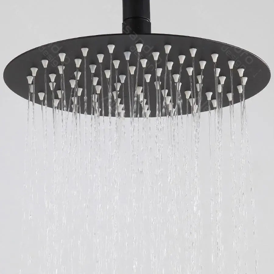 Colonna doccia, Acciaio inossidabile SUS304, Nero, Rubinetti e colonne doccia HS005 Titolo predefinito Alessandro Design