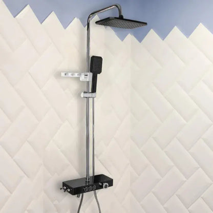 Colonna Doccia Display LCD Acciaio Inox Nero Argento SJG/003 Rubinetti e Colonne Doccia Titolo predefinito Alessandro Design
