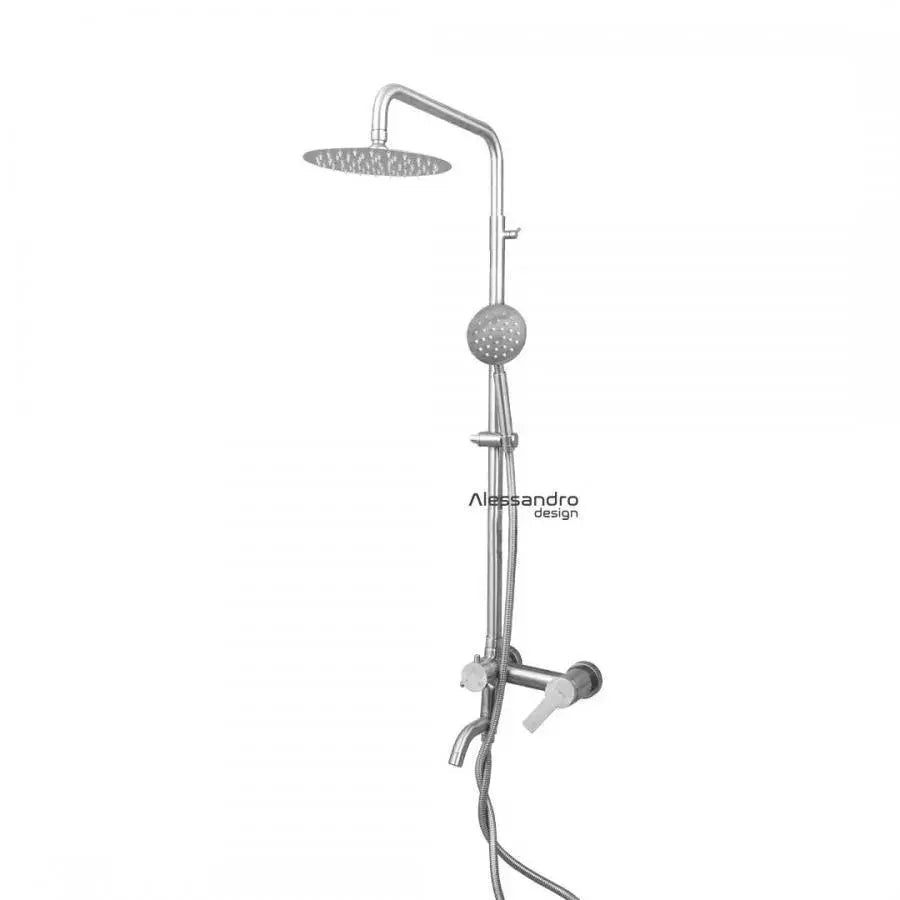 Colonna doccia, Acciaio inossidabile SUS304, Satinato, LY004 Titolo predefinito Alessandro Design
