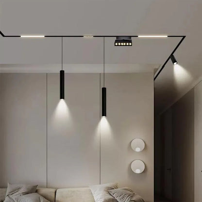 Connettore lineare per binario magnetico, 10 cm, LED nero Prodotti Titolo predefinito Alessandro Design