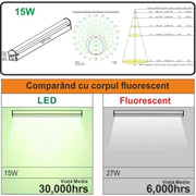 Bagno LED Evia 15W 6400K 60cm IP44 Bianco