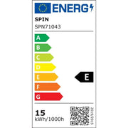 Bagno LED Evia 15W 6400K 60cm IP44 Bianco
