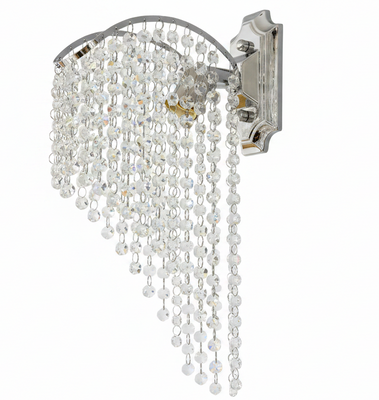 Lampada Cristal Ander 1x E14 Cromo Lucido